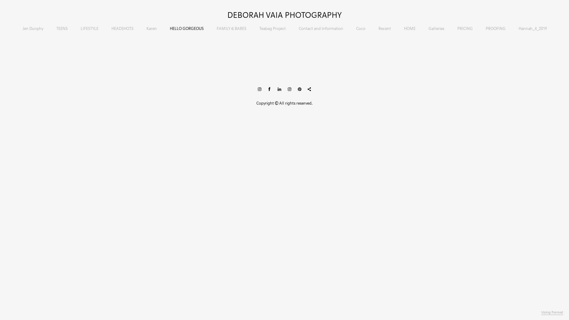 online photography portfolio