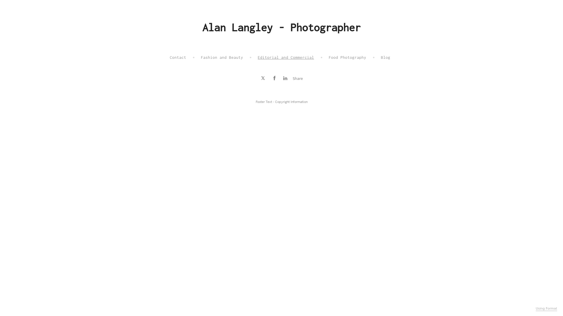 online photography portfolio