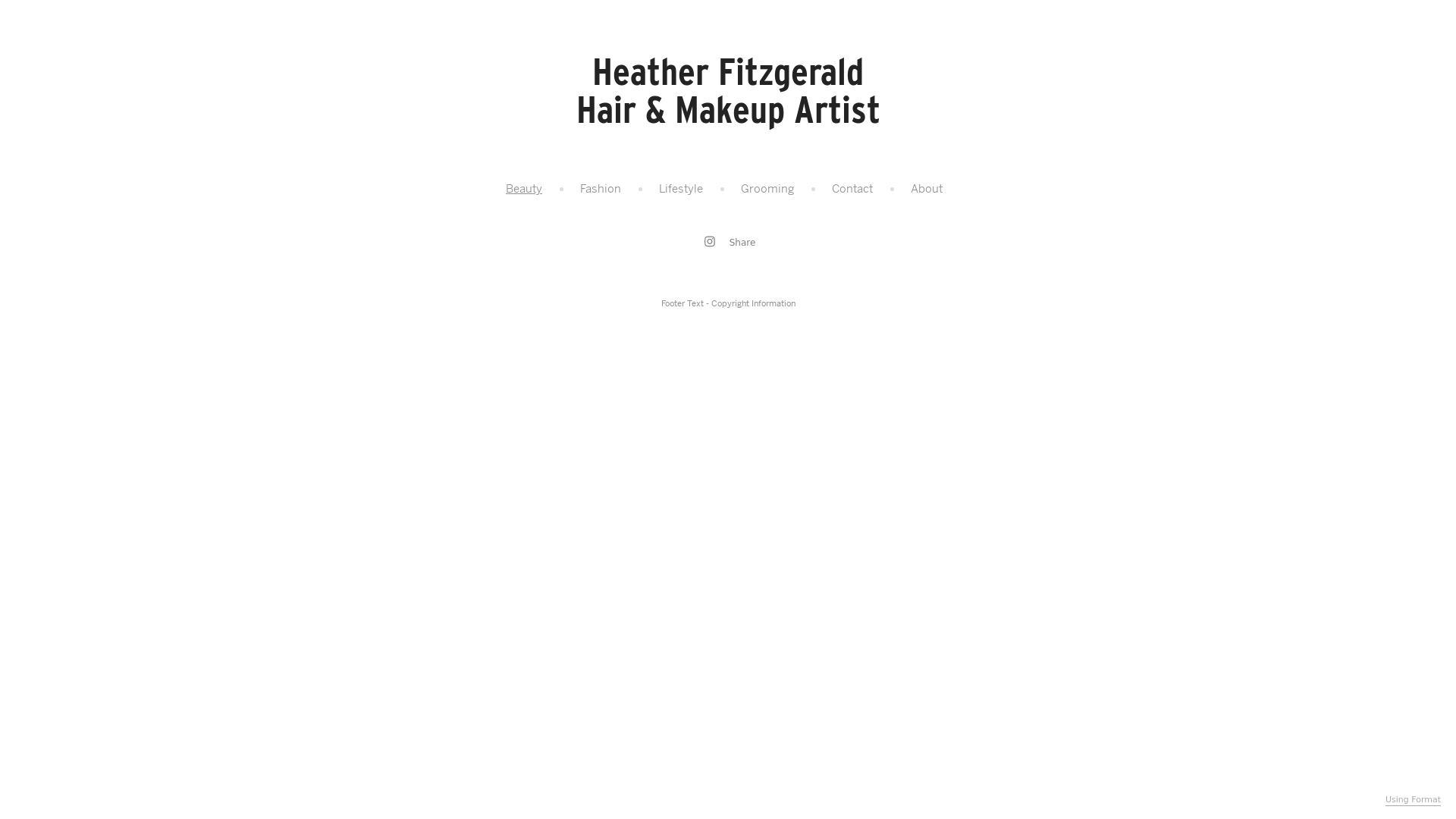 Format portfolio