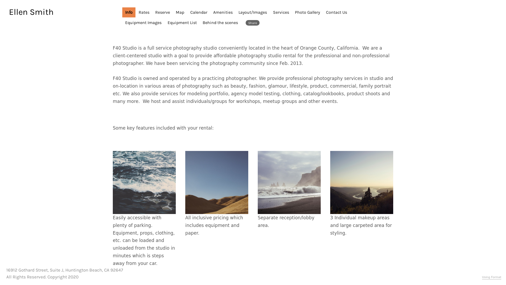 online photography portfolio