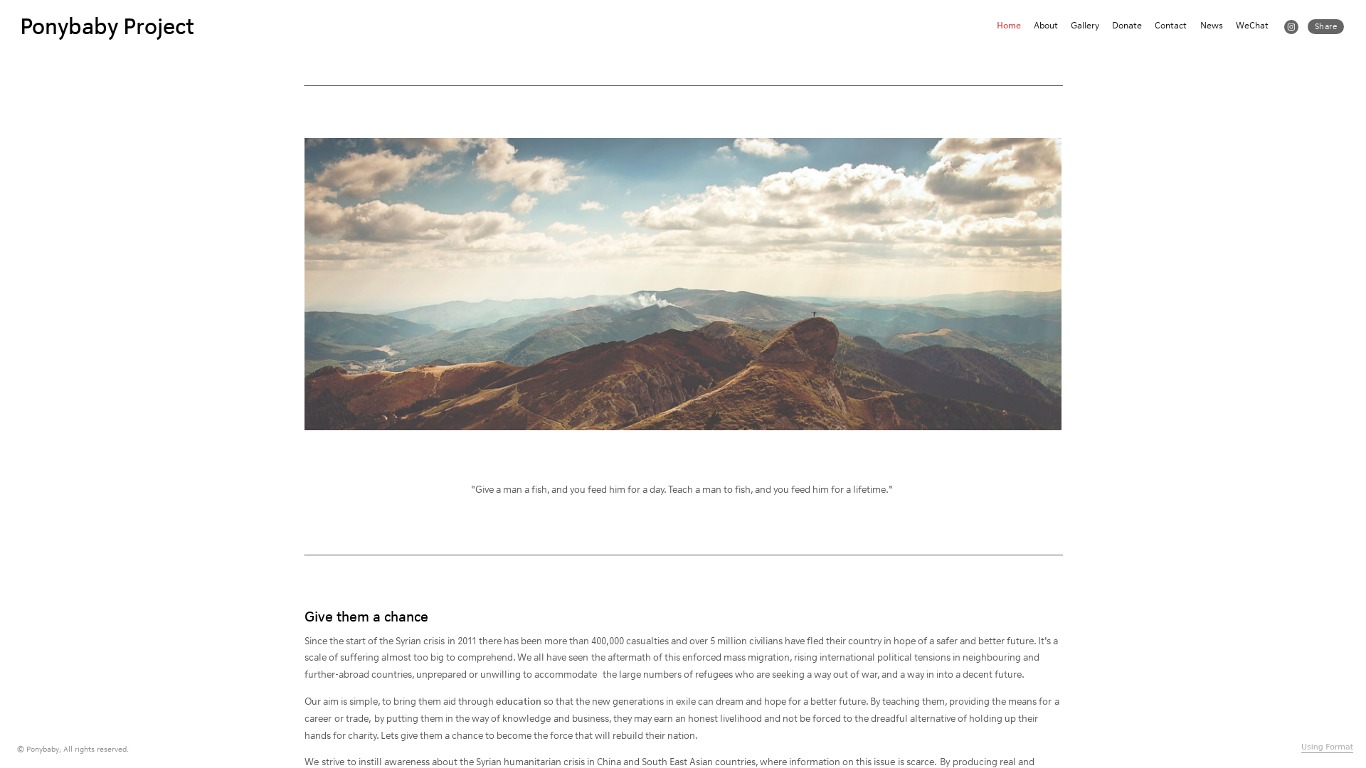 online photography portfolio