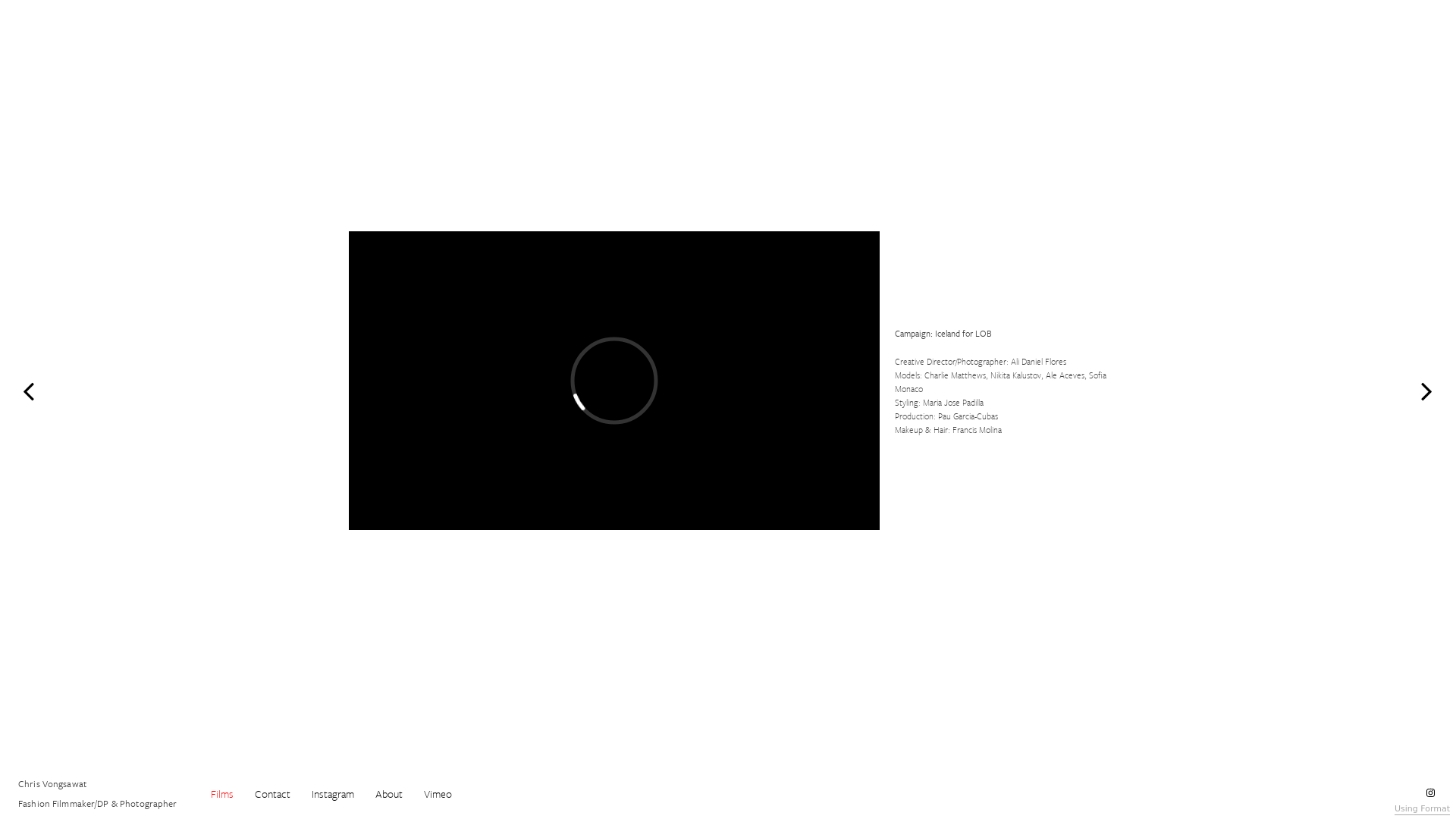 online photography portfolio