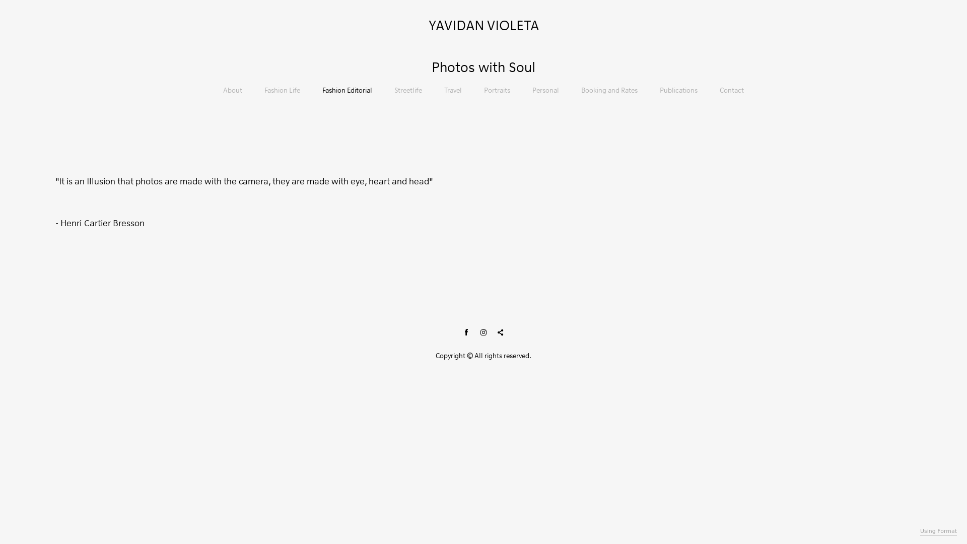 online photography portfolio