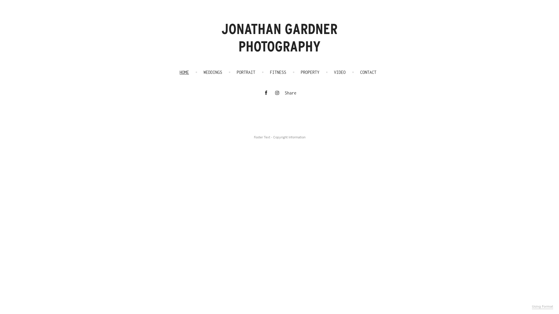 online photography portfolio