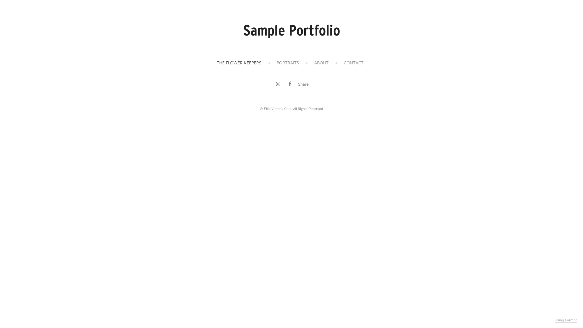 online photography portfolio