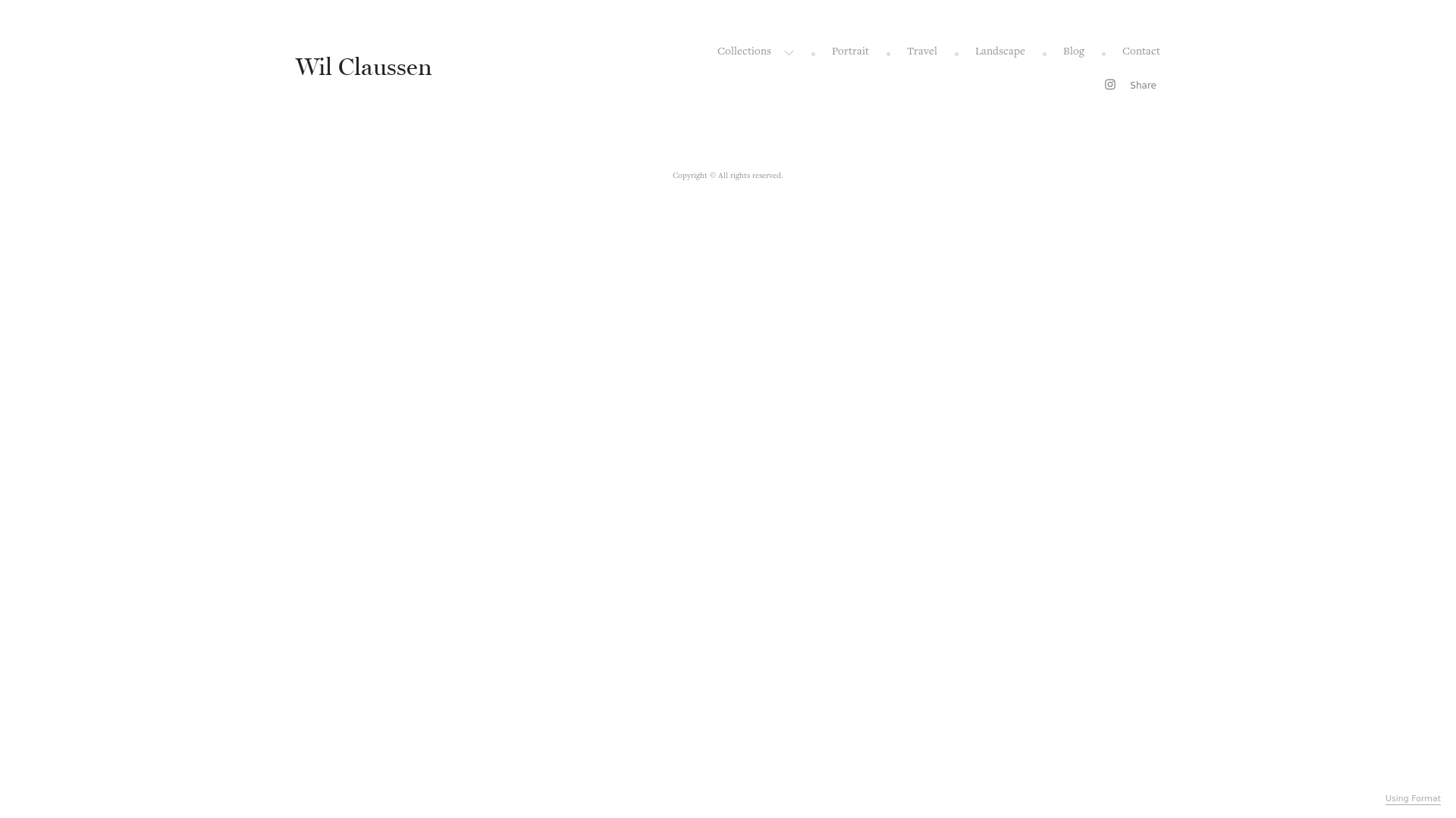 online photography portfolio