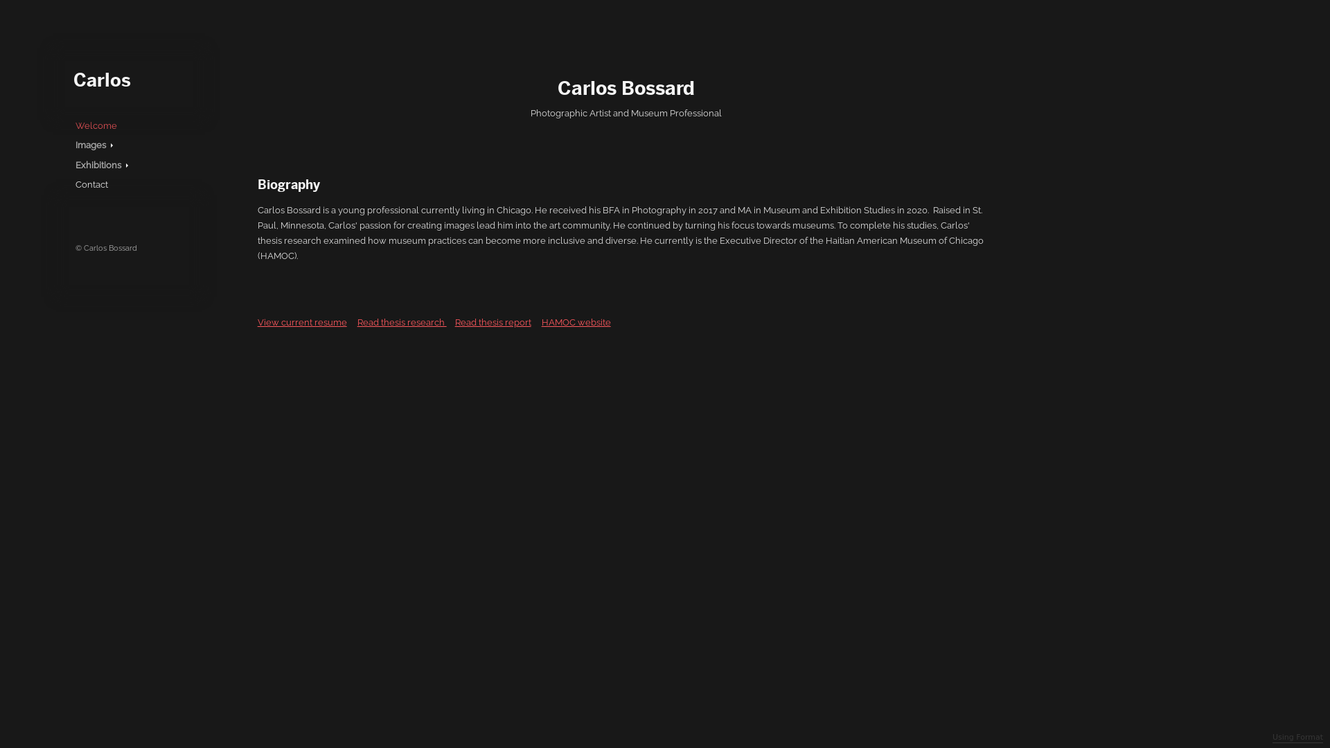 online photography portfolio