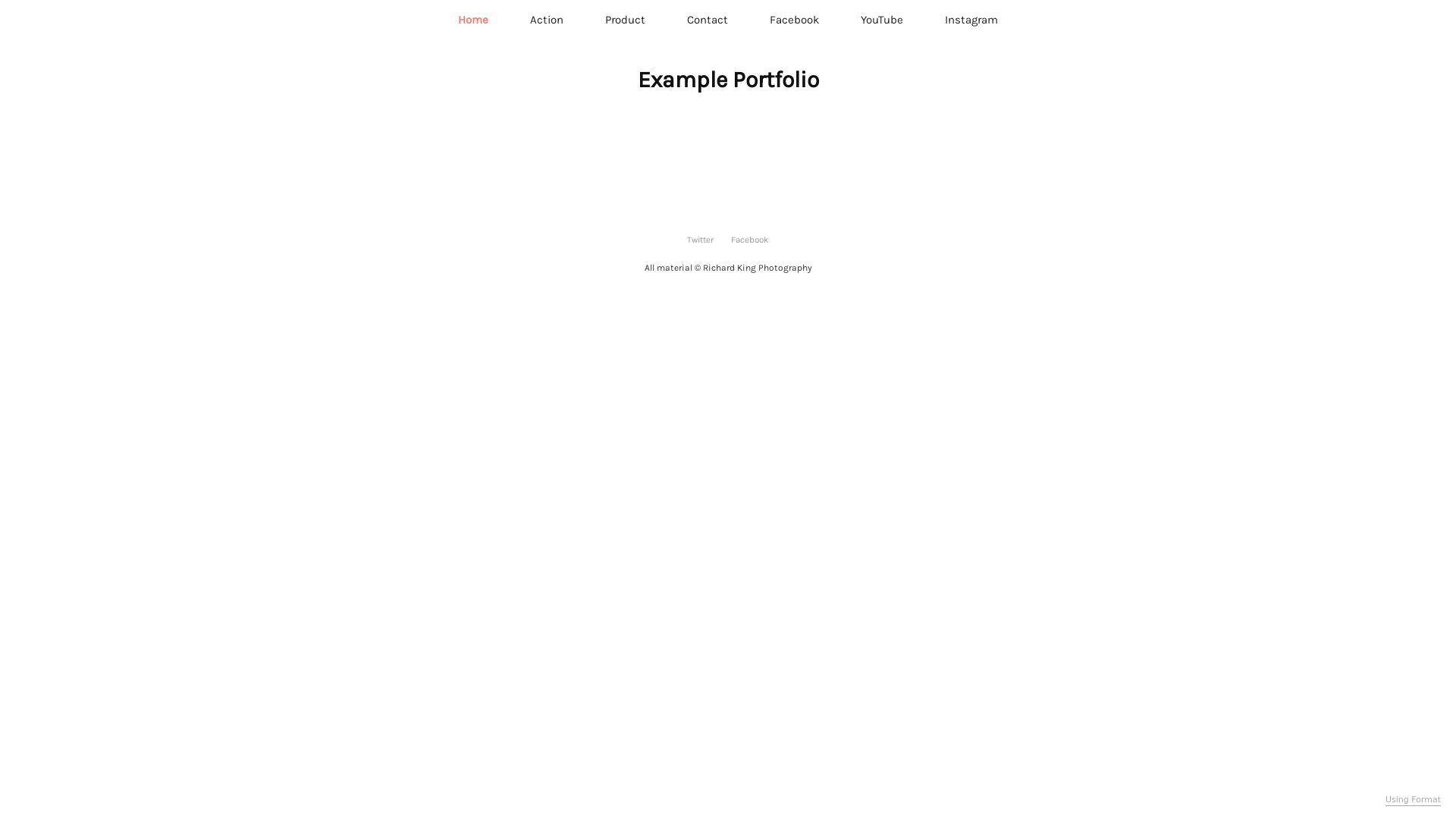 online photography portfolio
