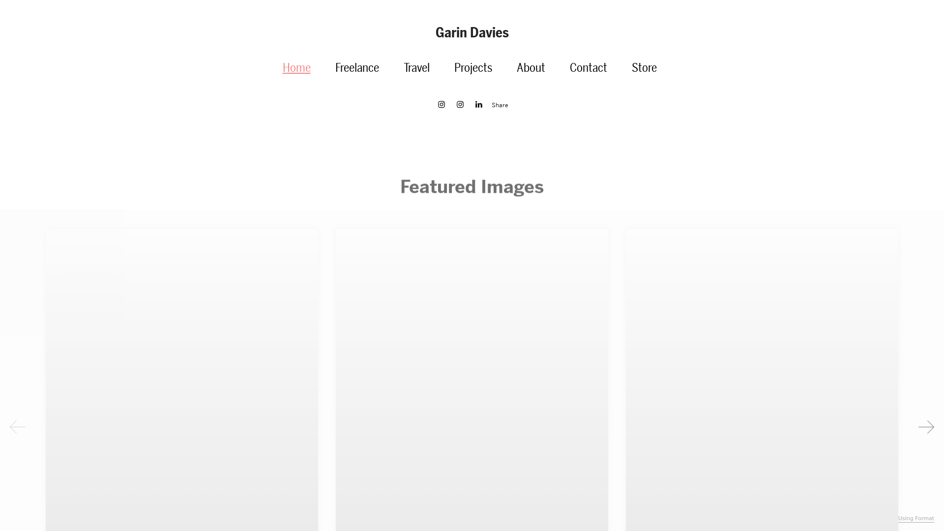 online photography portfolio