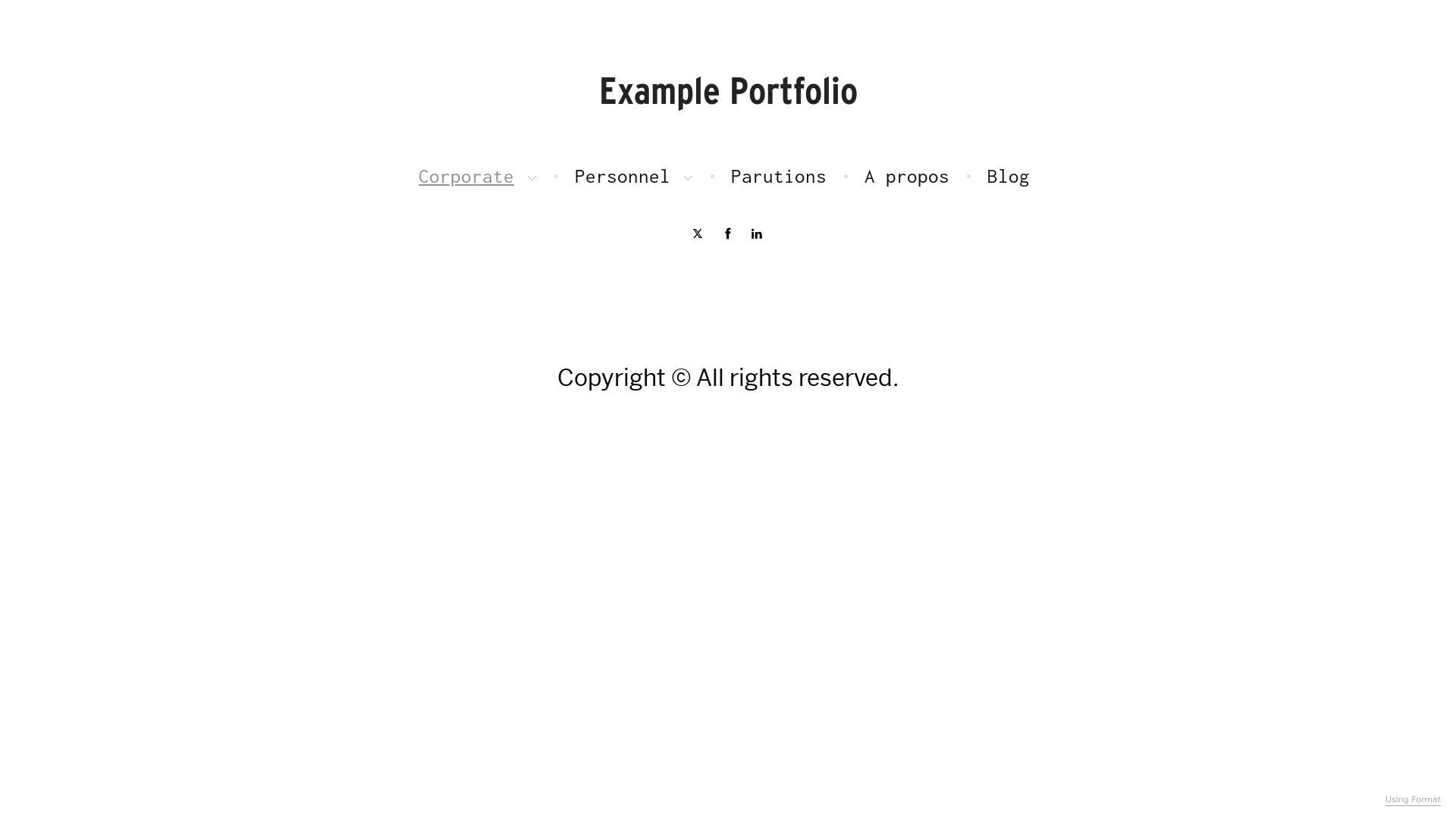 online photography portfolio