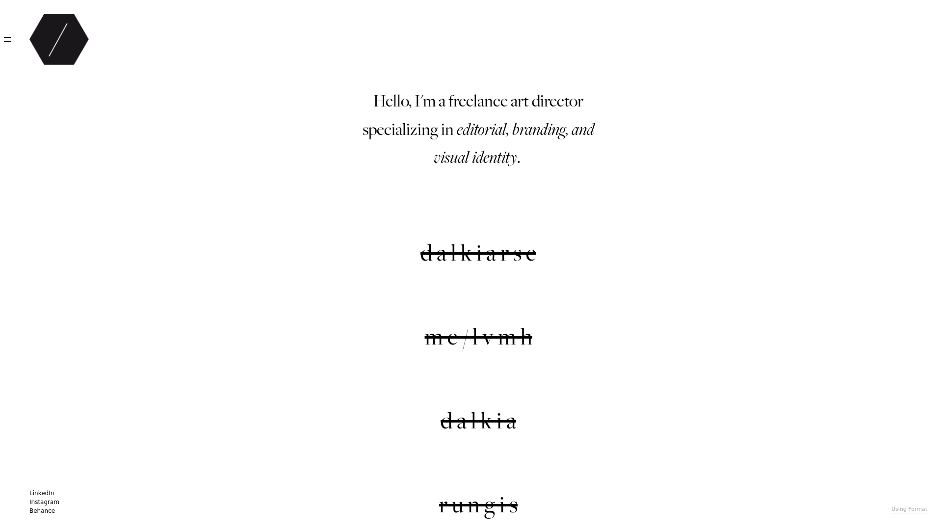 Format portfolio