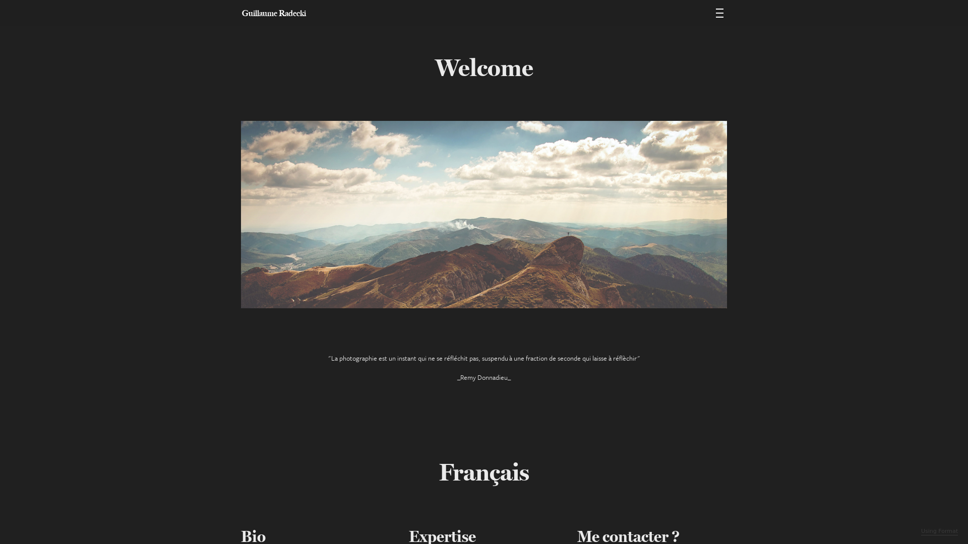 online photography portfolio