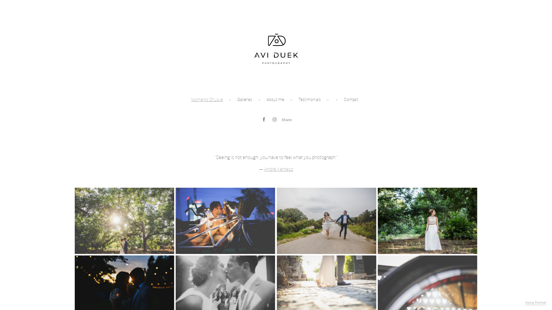 online photography portfolio