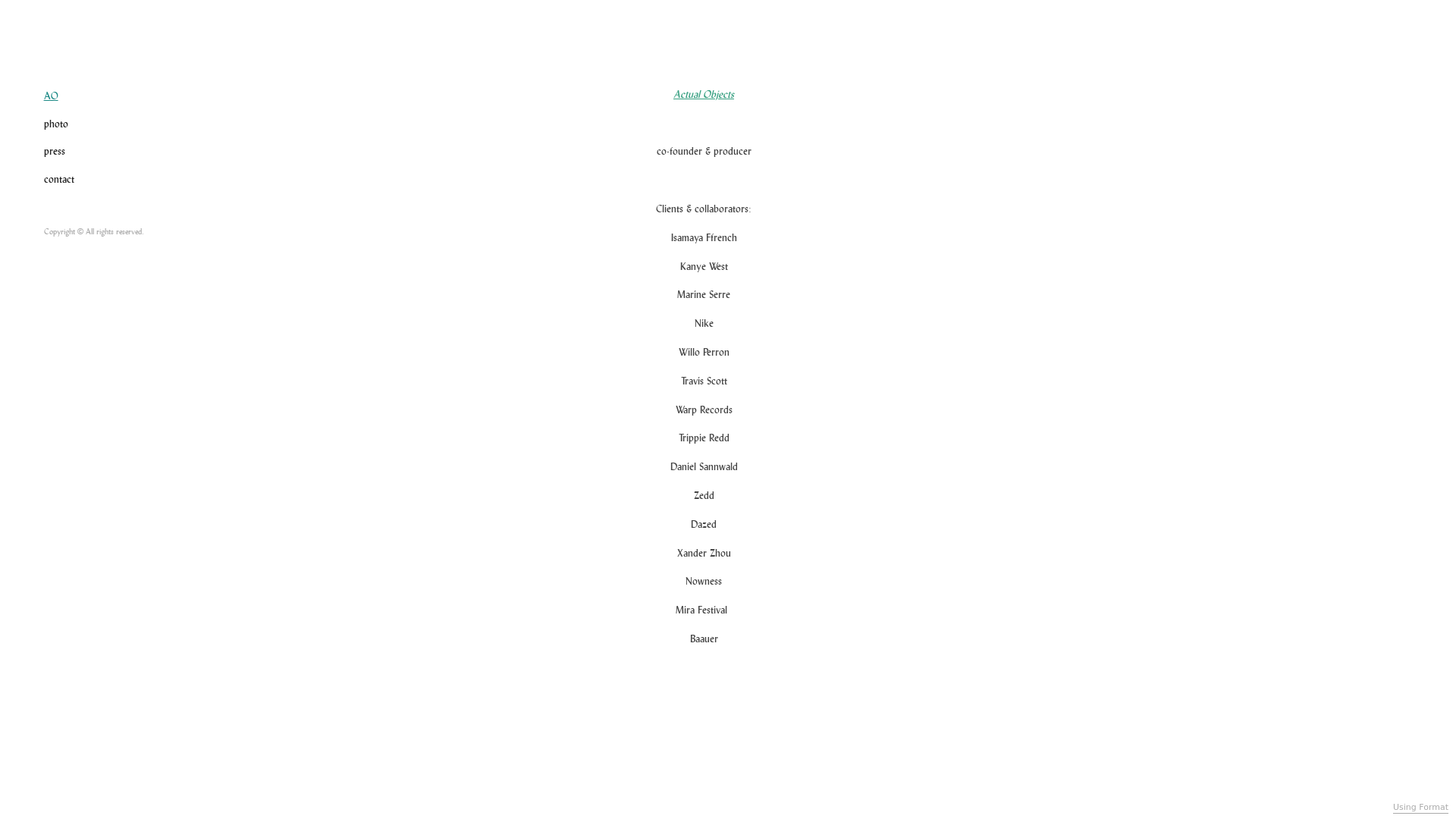 online photography portfolio