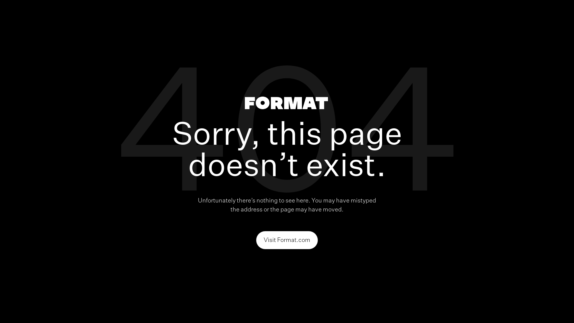 Screenshot of website using chroma