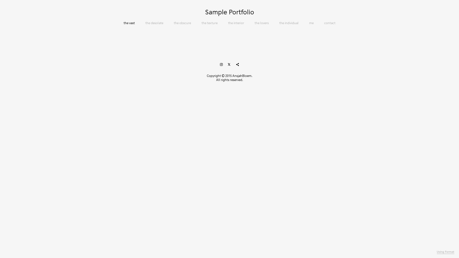 online photography portfolio