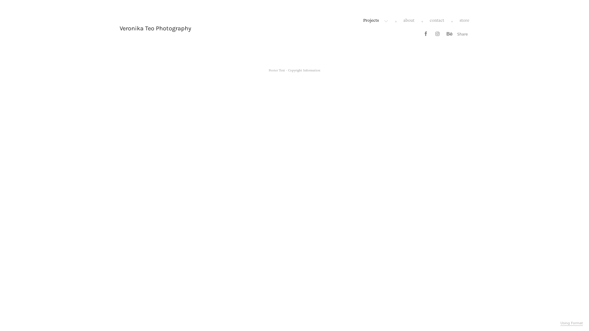 online photography portfolio