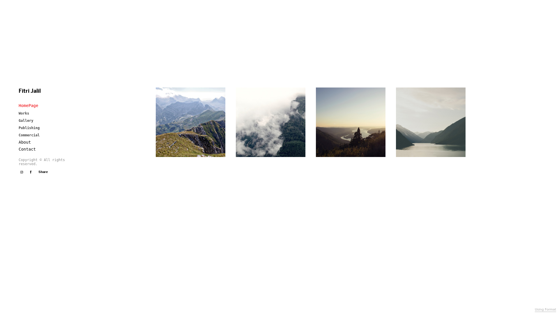online photography portfolio
