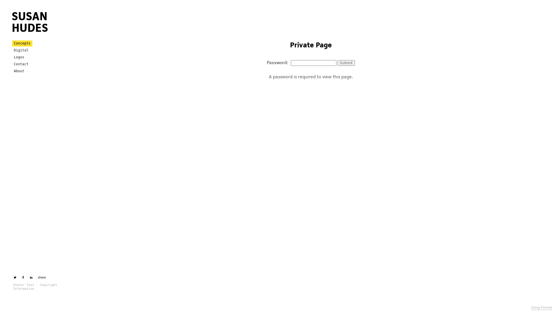 Format portfolio