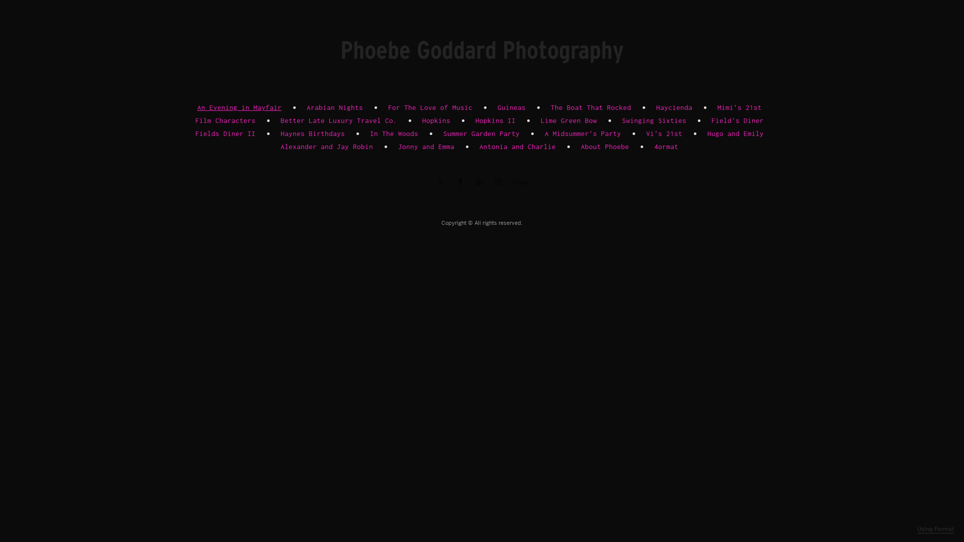 online photography portfolio