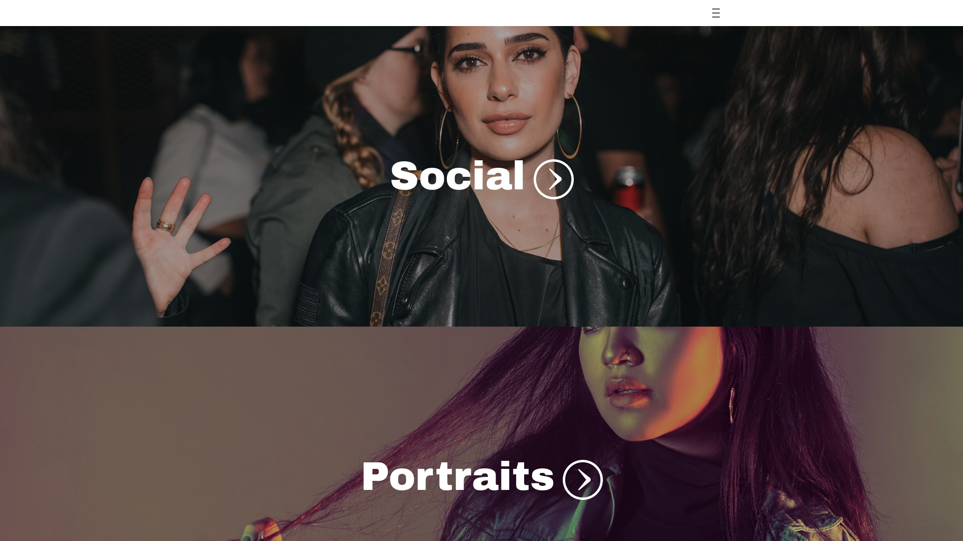 online photography portfolio