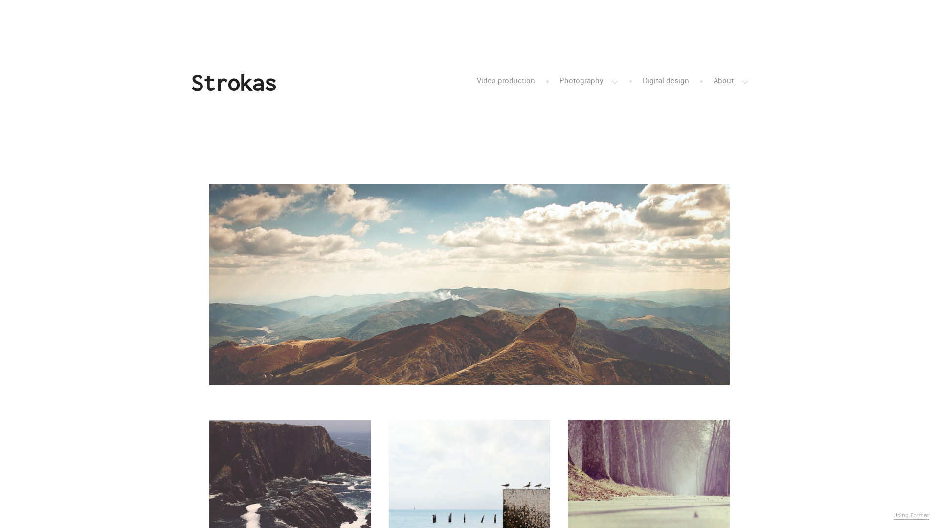 online photography portfolio
