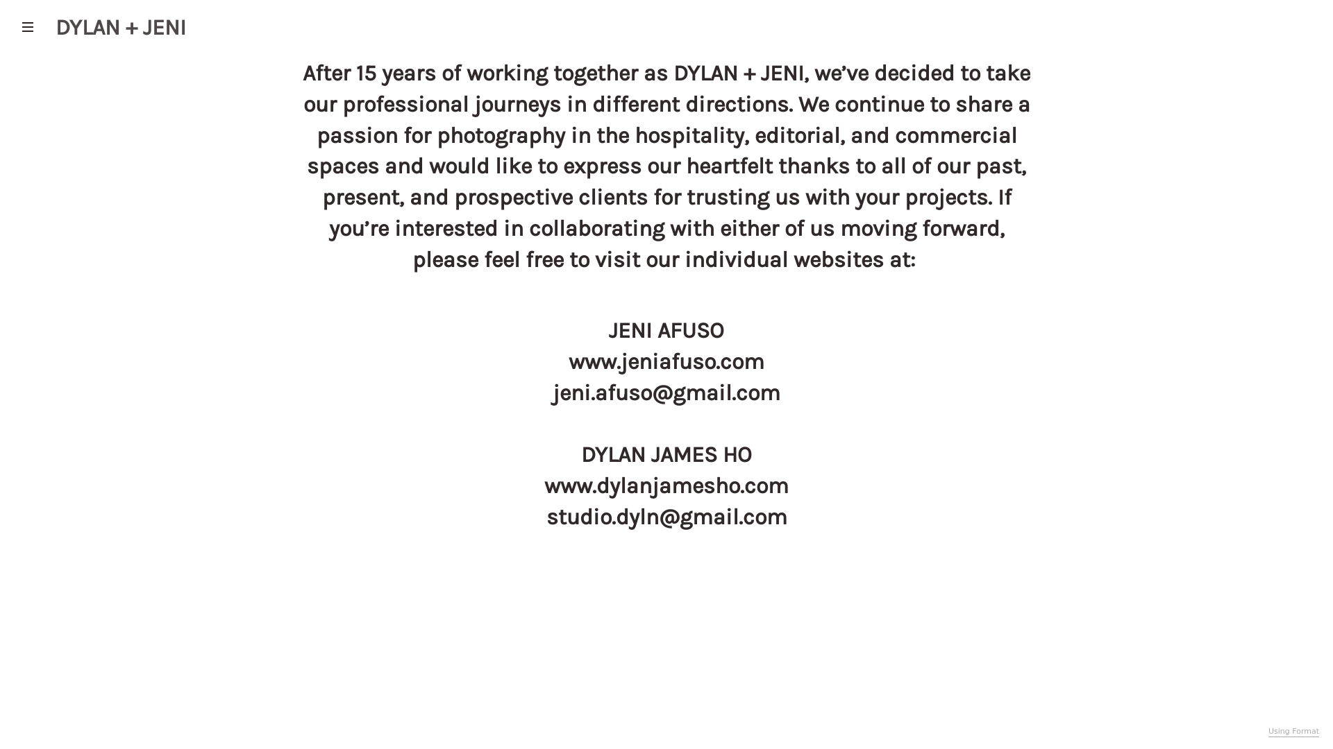 online photography portfolio