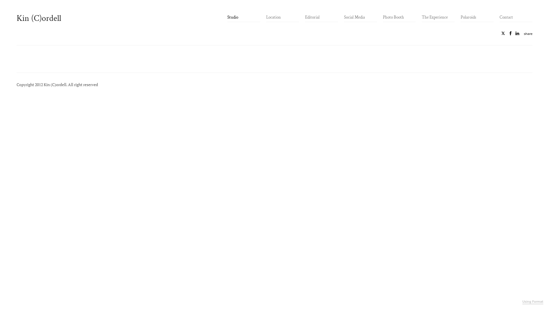 online photography portfolio