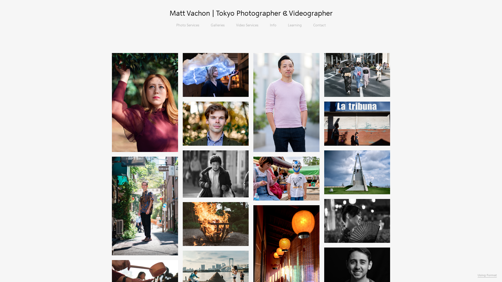 online photography portfolio