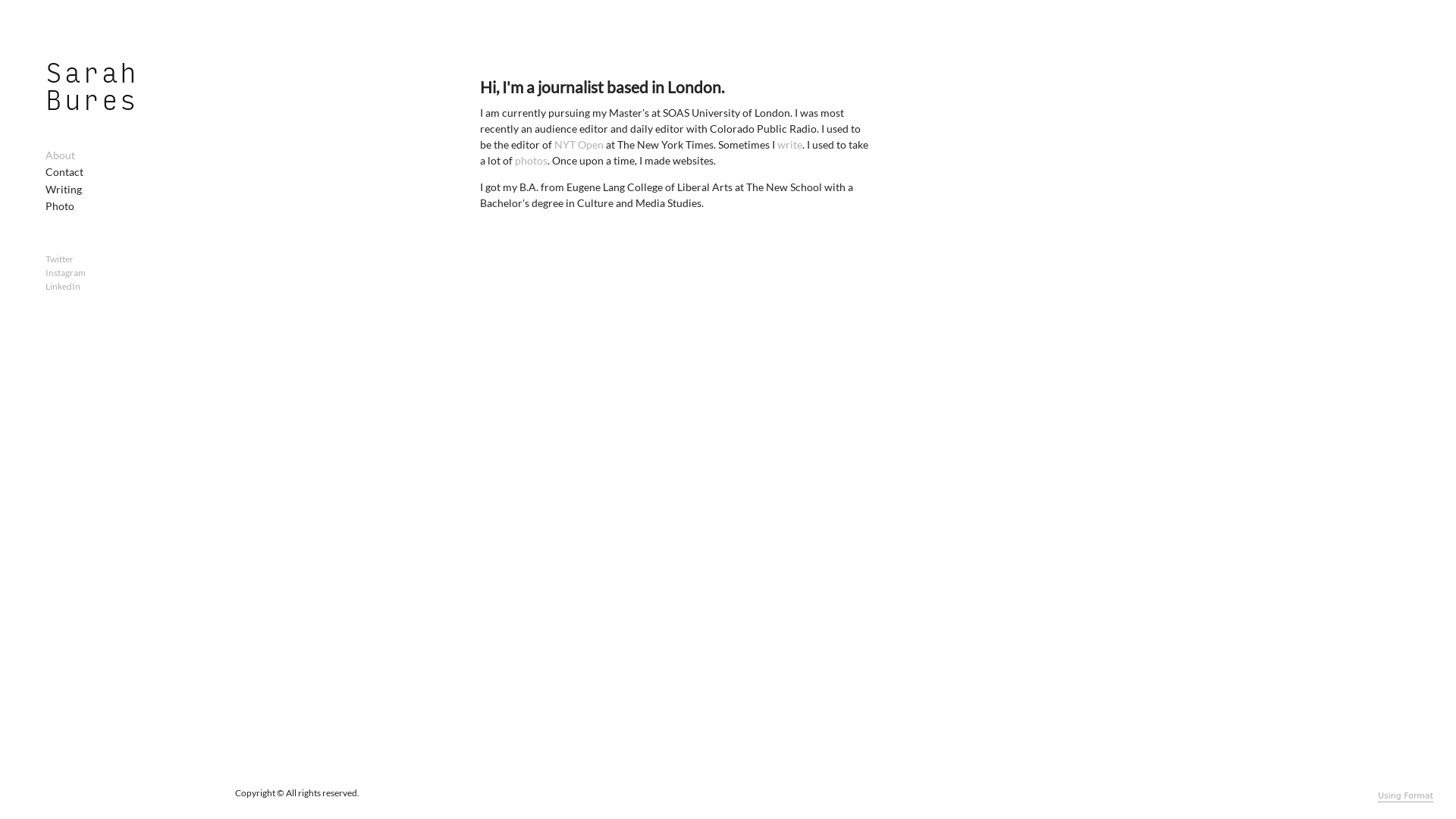 Format portfolio