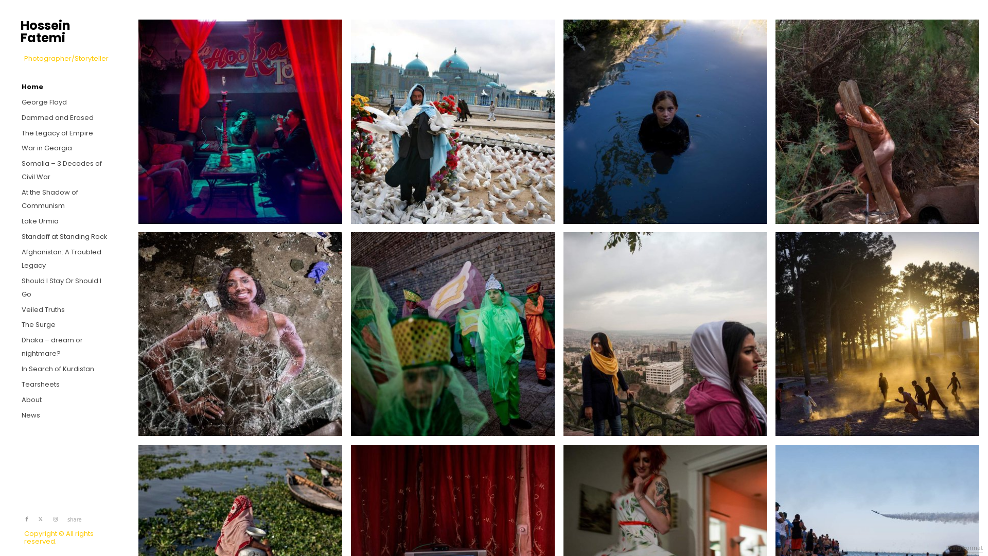 online photography portfolio