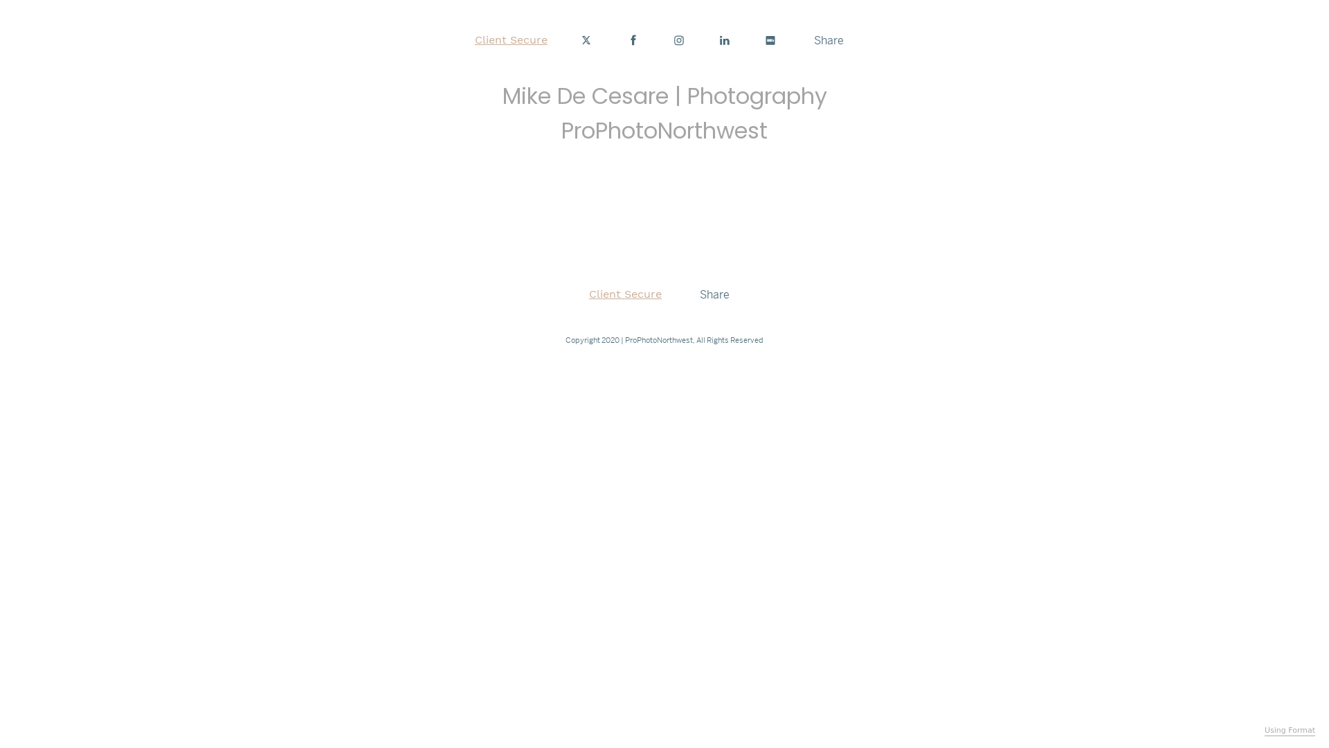 online photography portfolio