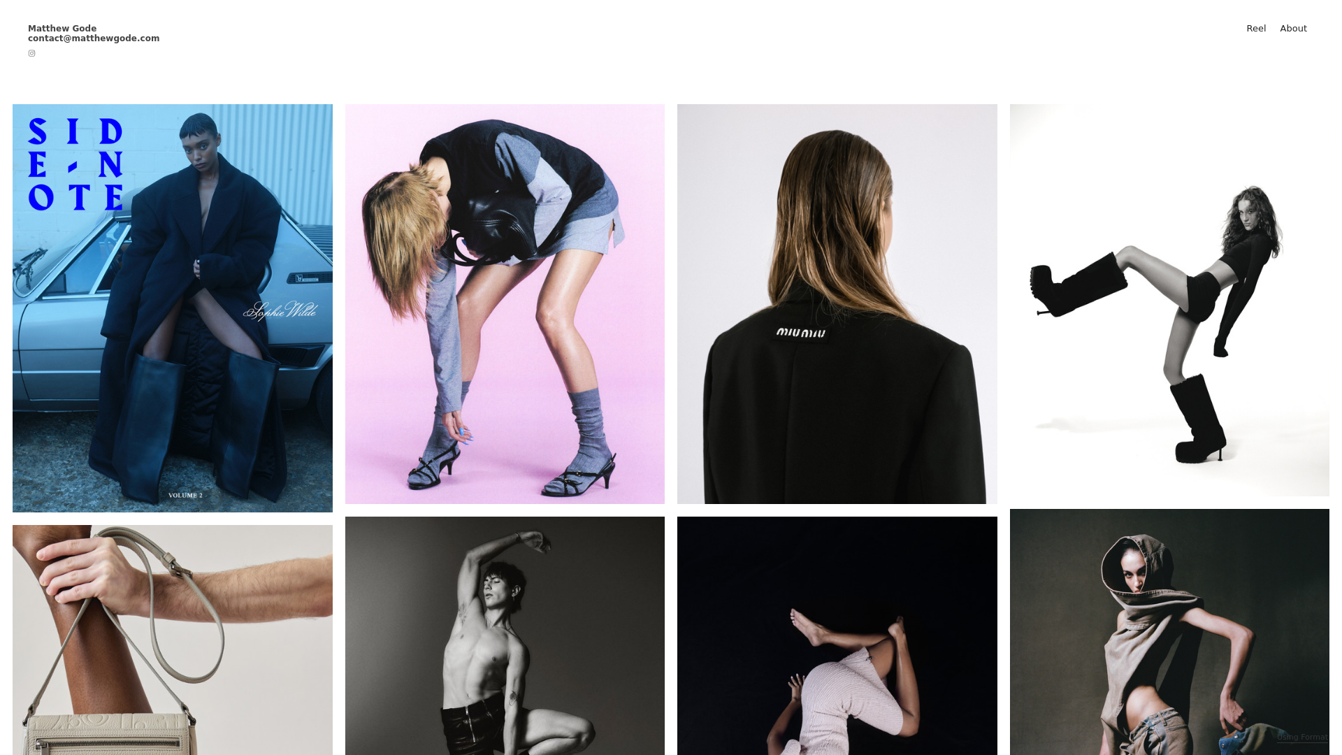 Format portfolio