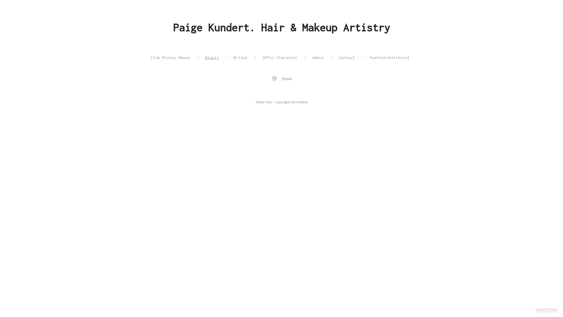 online photography portfolio