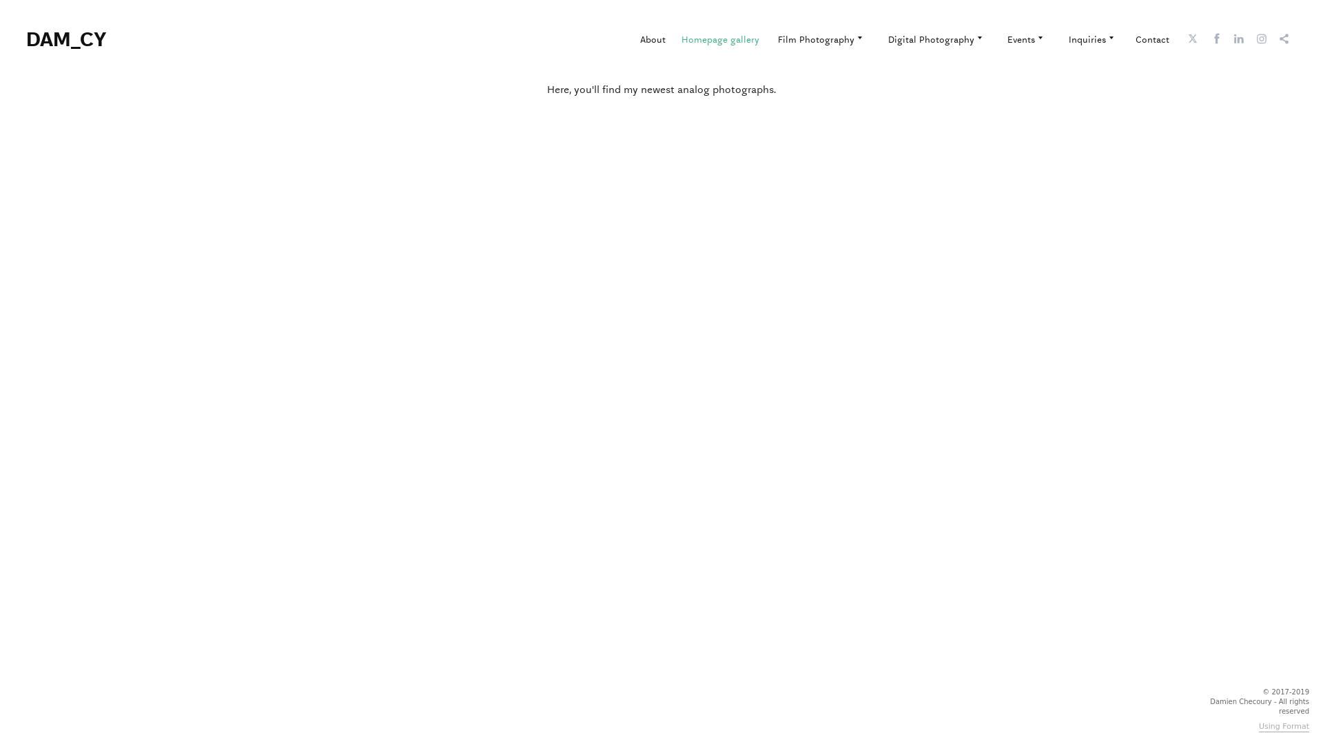online photography portfolio