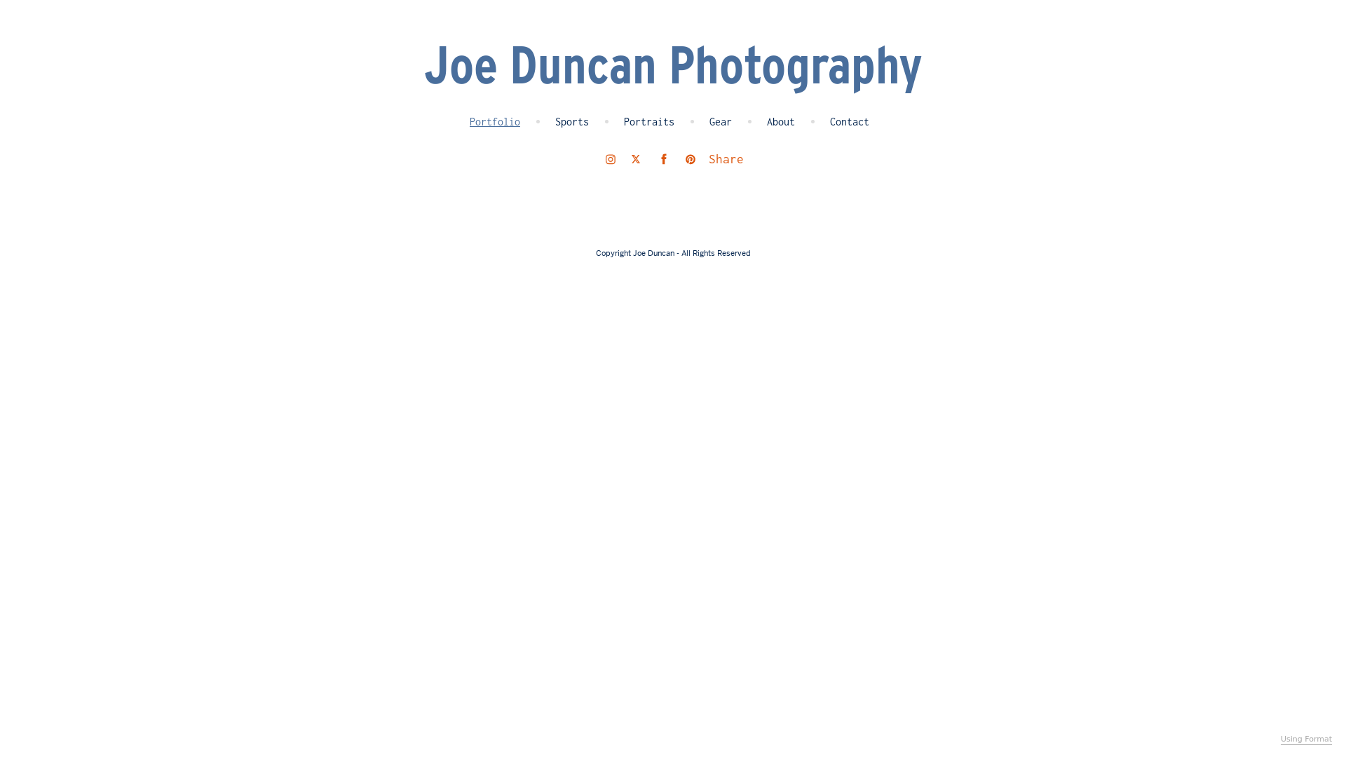 online photography portfolio